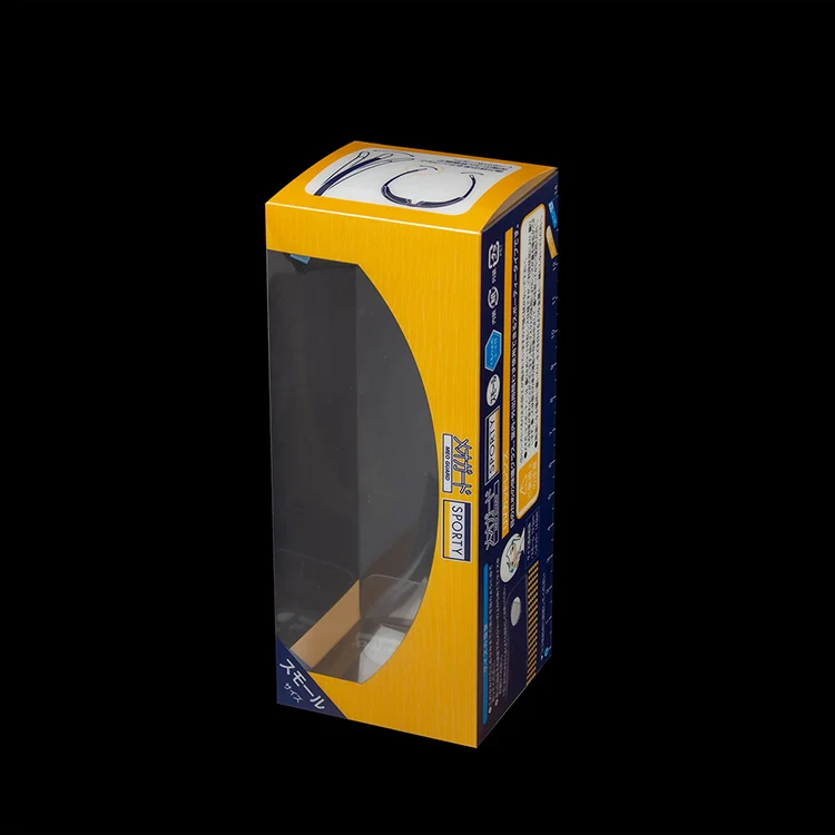 Folding Packaging Box PVC Plastic Customized with Printing Display Transparent & Customized Printing Recyclable Accept RUIDING