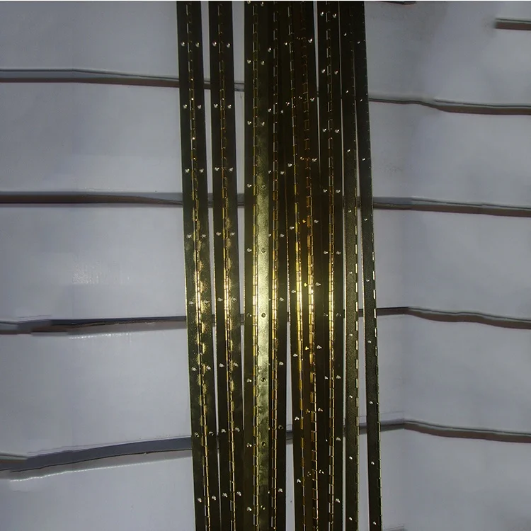 Best selling cheap furniture accessories brass long piano hinges