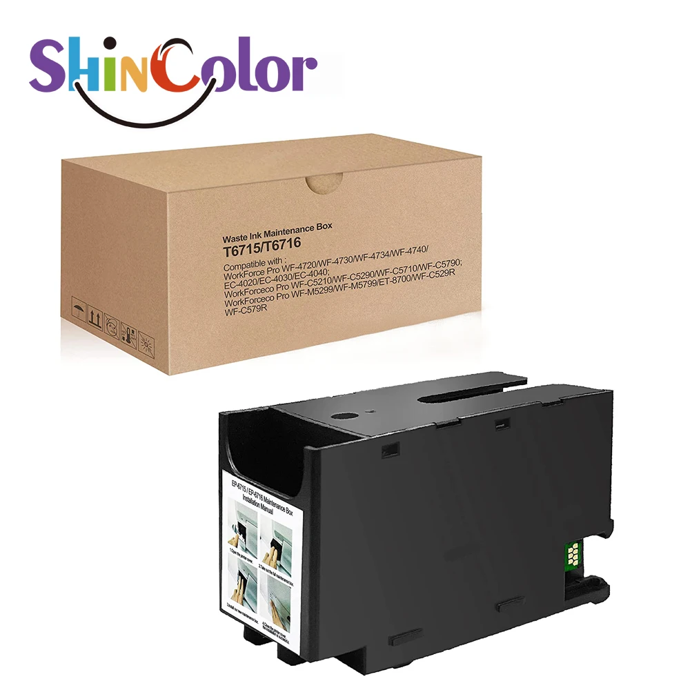 Набор чернил ShinColor T6715 T6716 C13t671600 для Epson wf c5710 c5290 C5790 C579R отходные чернила
