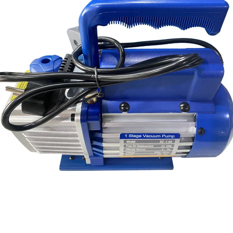 Высокоточный вакуумный насос 1/4HP 110V/220V XZ-1.5A Профессиональный для холодильной системы кондиционирования воздуха