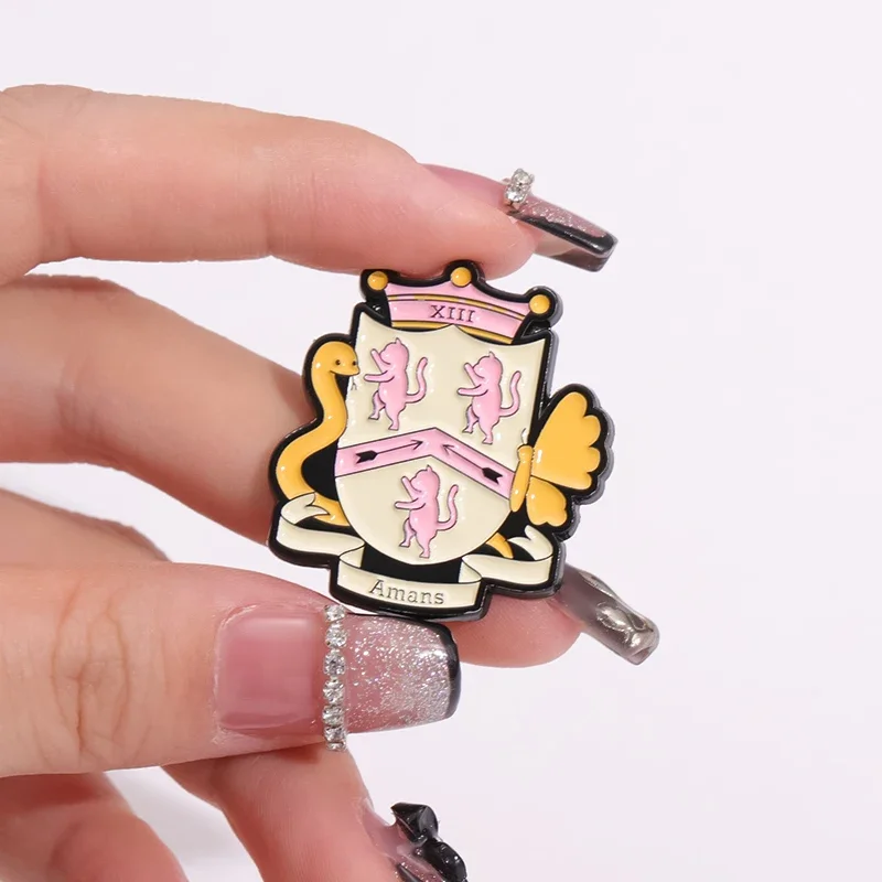 Pop Music Singer Creative Enamel Pins Lyrical Lyrics In My Tortured Poet Brooch Collar Lapel Badge Accessory Gift for Fan Friend