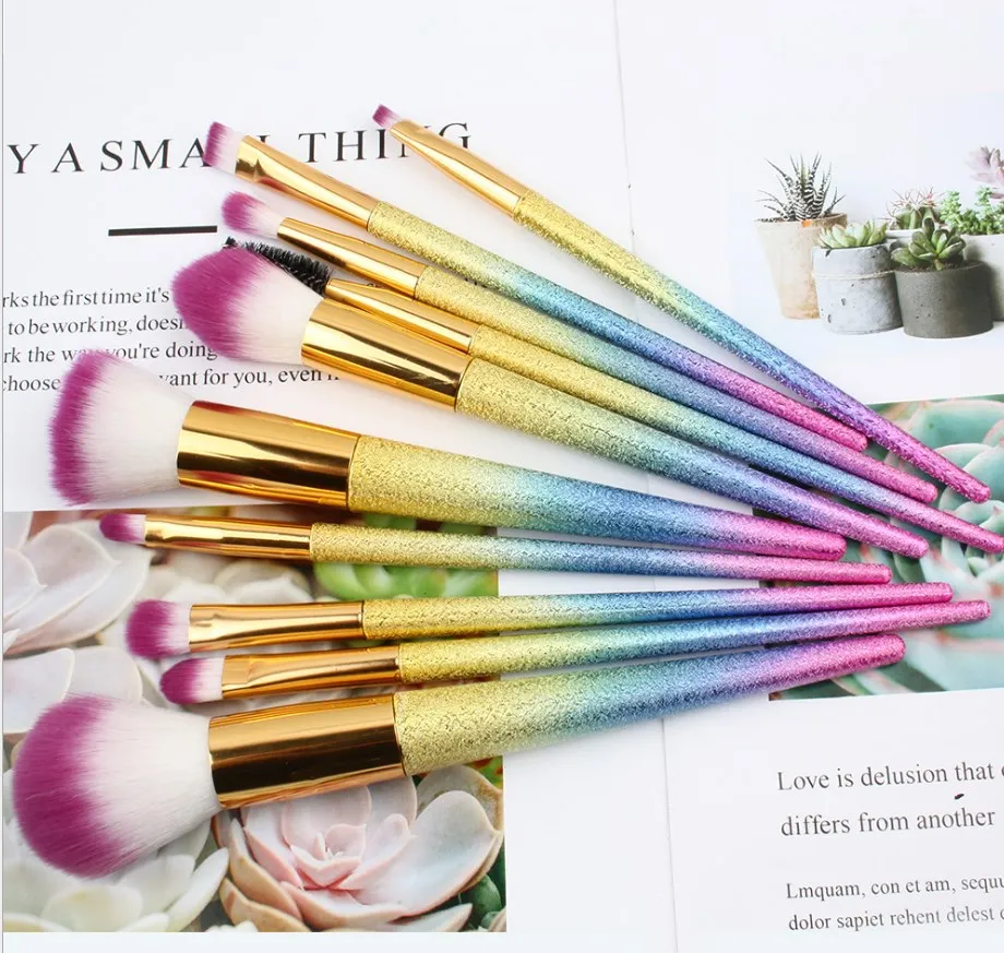 Wholesale Make Up Mermaid Polish Set Beauty Single Custom Makeup Brush