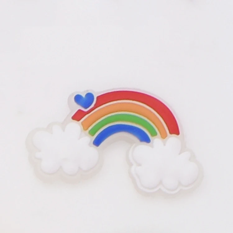 Custom Design 3D Laser 5 Panel logo Glow in Dark love Vip Kiss Oops Pvc Soft Rubber Patch for Clothing Bags Shoes