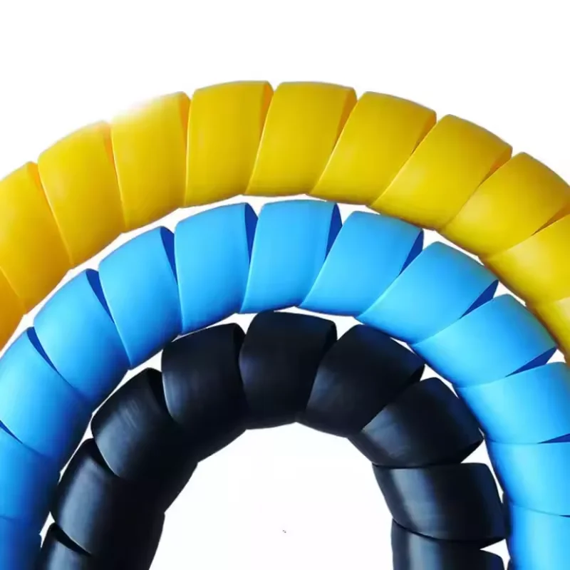 Chinese Factory Flame Retardant Durable Spiral Wrapping Sleeves Wrap Spiral Cable Wrap Band Insulating Cover Cable Spiral Hose