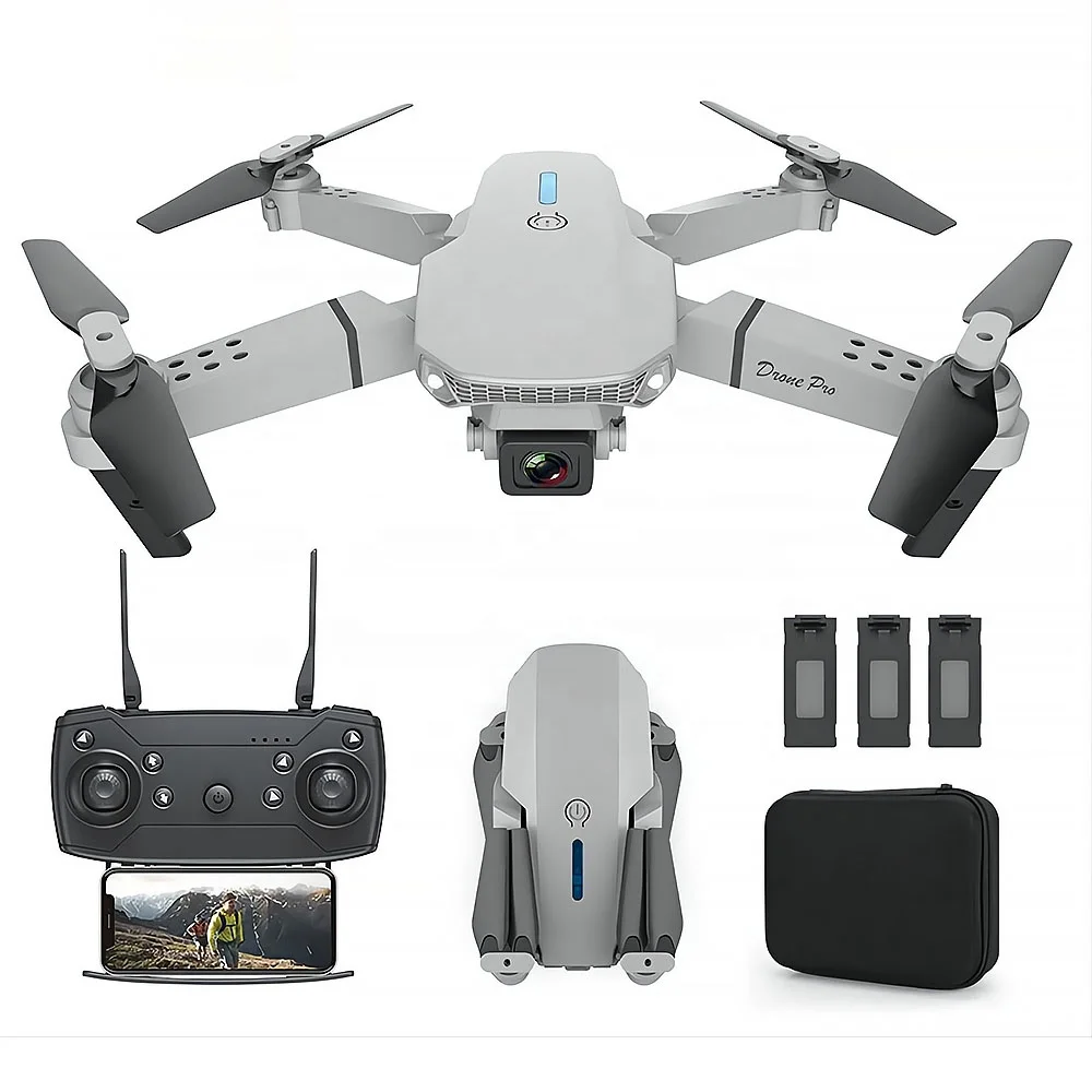 High Quality E88 Drones With 4k Camera And Gps Under 500 Radio Control Toys Quadcopter With Gps Drone 2 Km