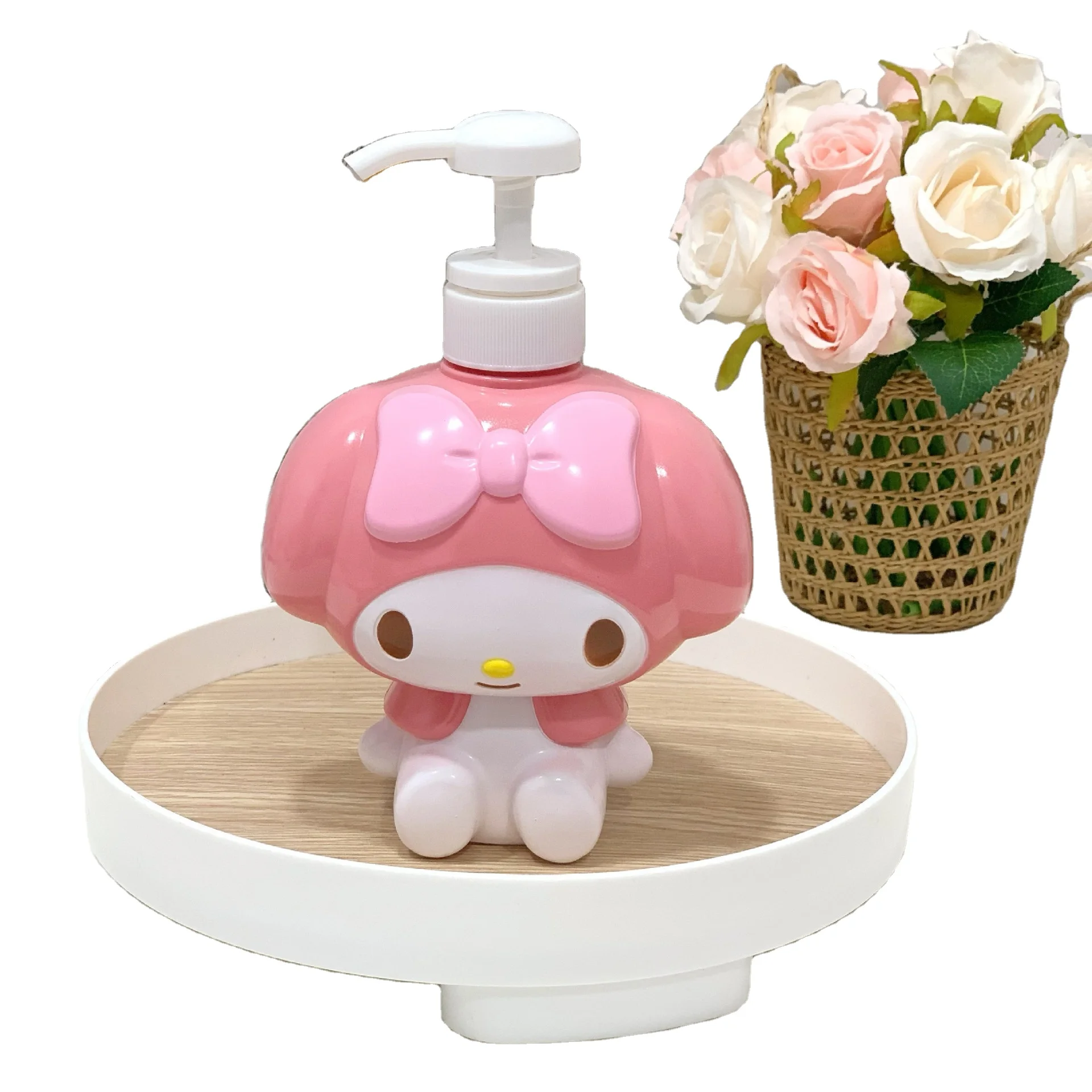 Linda 2024 New press type Merlot bottle Big eared dog lotion bottle 3D shape shampoo bottle