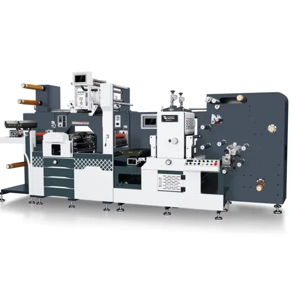 MDC-360-plus multifunctional two way flexo cold stamping and flatbed die cutting machine