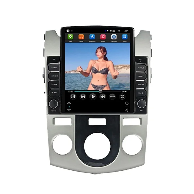 
 Tesla вертикальный Android автомобильный DVD видео радио плеер для Kia Forte 2008-2014 K3 Cerato Автомобильная стерео навигация Мультимедийная система  