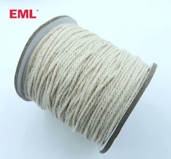 Hot Sale elastic thread jump rope natural white twisted cord polyester Macrame Cord for wholesale
