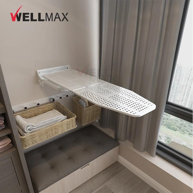 WELLMAX шкаф для одежды монтируемые Гладильные столы с хранилищем Складной настенный железный стол гладильная доска