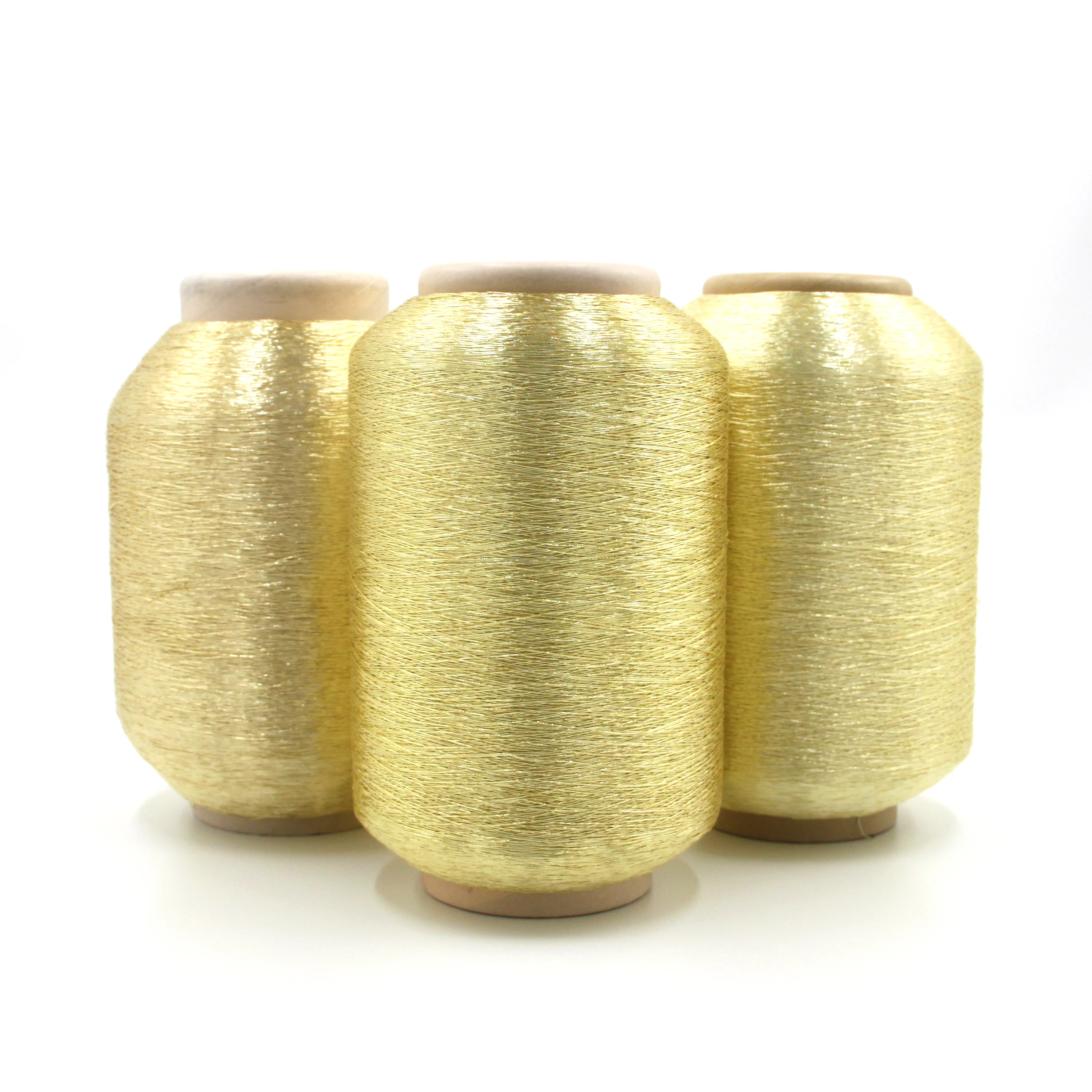 
Hot sale Algeria Pure gold Metallic Yarn with Cotton 