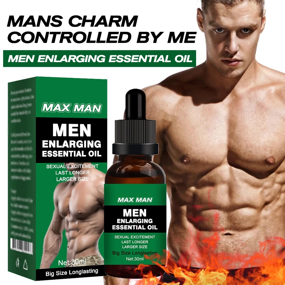 Private Label Wholesale Men Enlarging Essential Oil Men Sexual Excitement Men Last Longer Penis massage oil