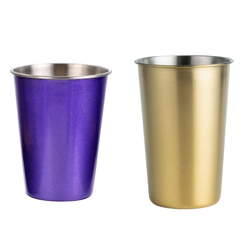 Pint Mug Color Change 600ml Party World Cups Beach Reusable Metal Aluminium Custom Beer Cup Advertising Shot cup 400ml 500ml 600