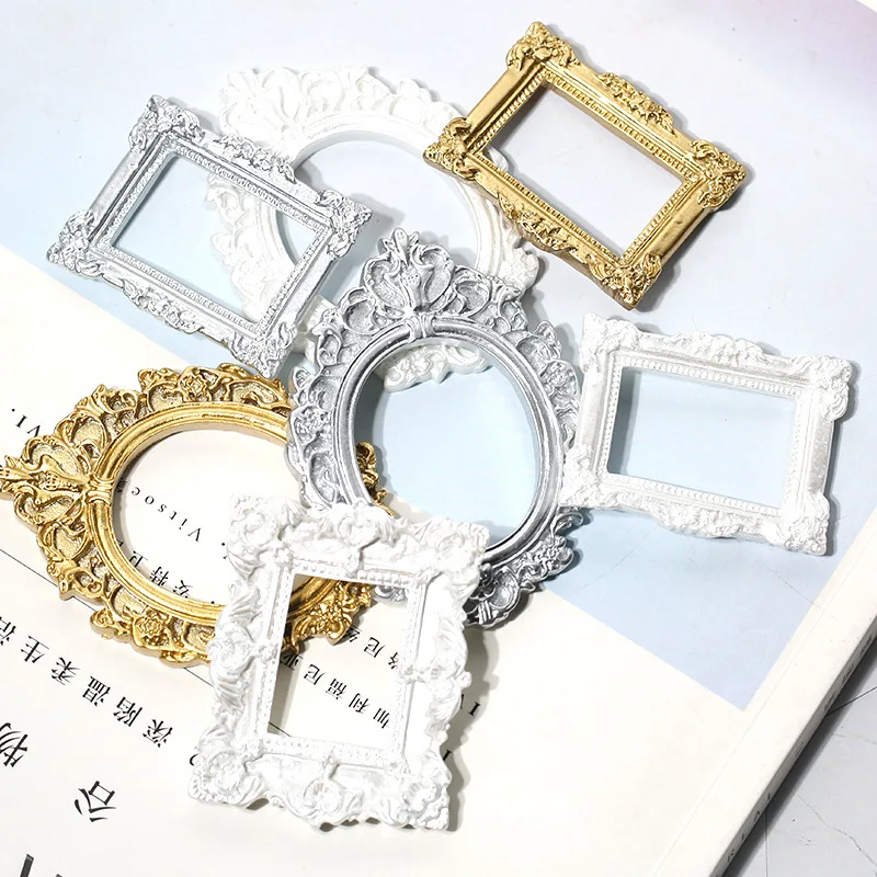 Vintage Resin Photo Frame Refrigerator magnet 3d Resin funny Photo Art Photo Frame refrigerator magnet