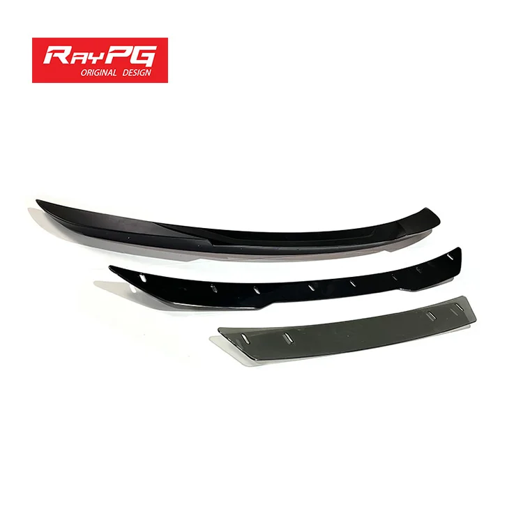 New Popular Auto Accessories ABS Carbon Fiber looks Wing Style Rear Spoiler For Ford Mustang