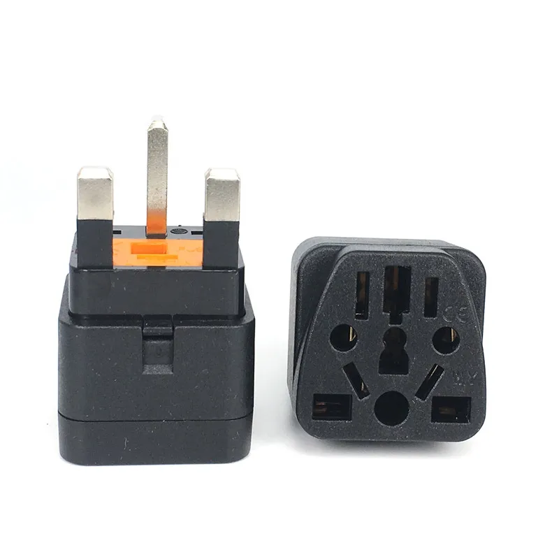 Free logo print USA to UK Plug Adaptor/Chinese to UK Plug converter UK Tourist Travel Adaptor 13A for Visitors Power