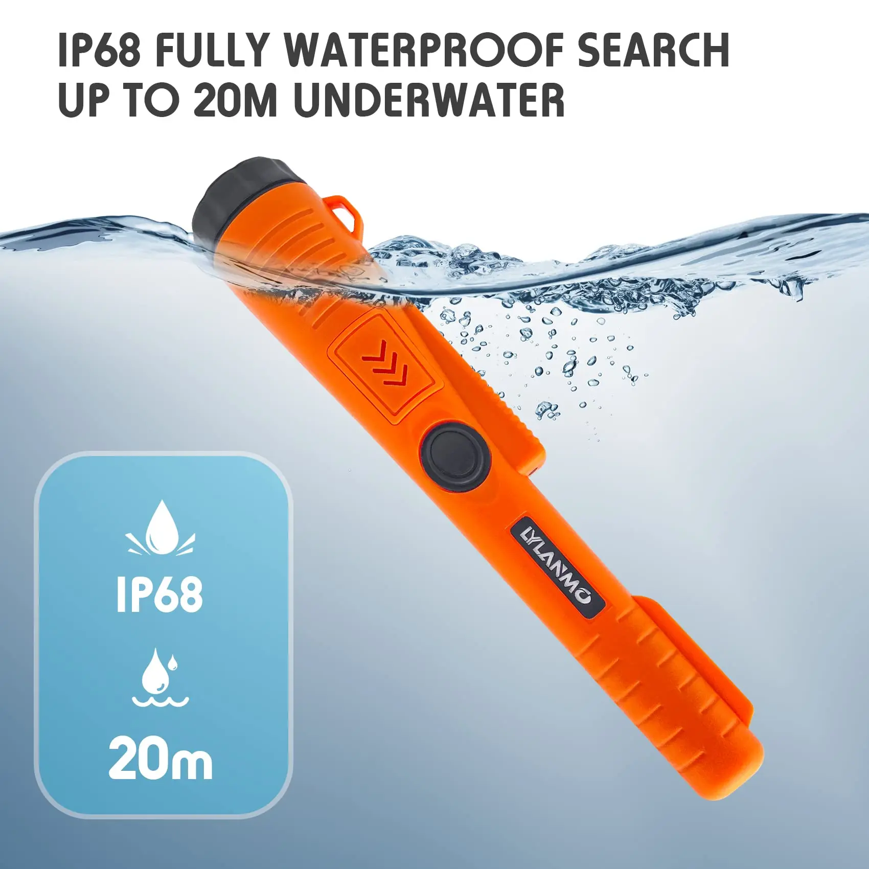 2022 New Design Hunter Archaeological Treasure Tools Metal Detector Rod Small Portable Underground Gold Metal Fast Reaction Pinp