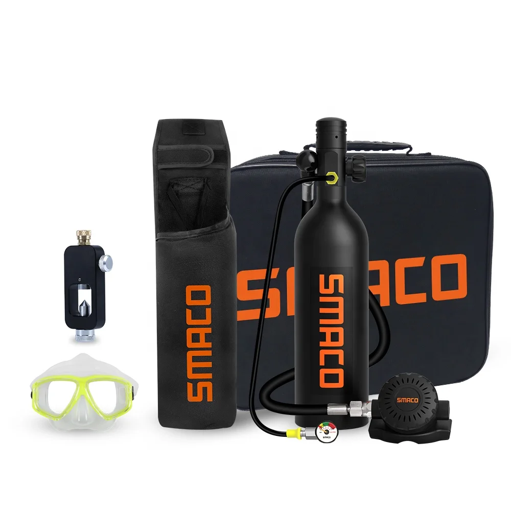 SMACO Scuba Tank Diving Gear for Diver Mini Scuba Tank Oxygen Cylinder