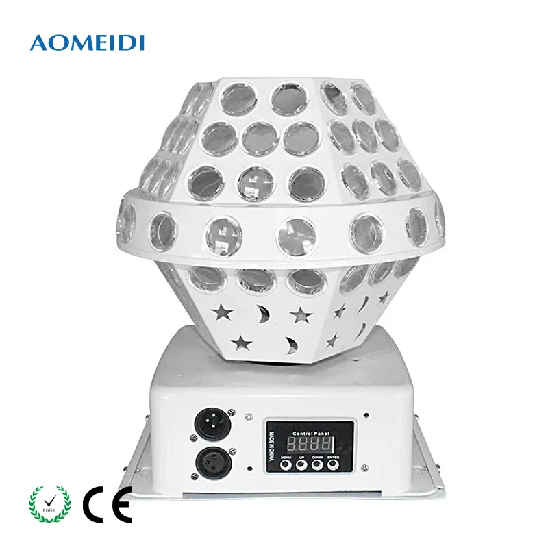
DMX LED Moon and Star Effect Double UFO DJ Equipment Disco Lights Ball from China 