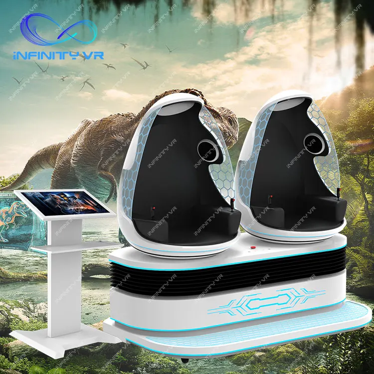 New Design VR Egg Chair Dinosaur Theme Park Virtual Reality Egg Chair Cinema Video Game Console Game Machine Small Area for Sale