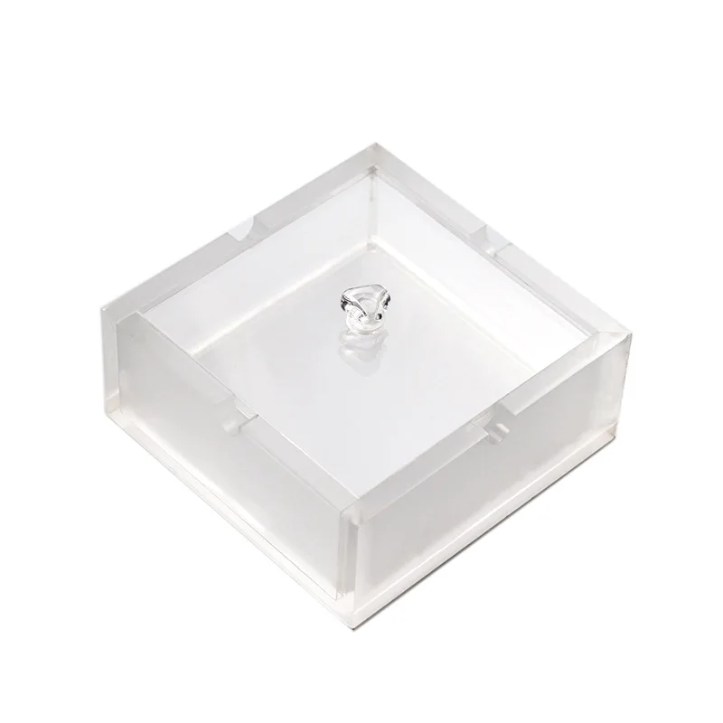 Custom Design Clear Good Quality Multifunction Storage Jewelry Ashtray Frosted Acrylic Box