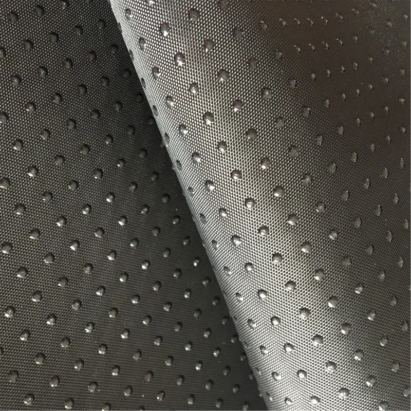 Silicone Dots coated anti-slip PVC printed polka dots non slip fabric anti slip fabric