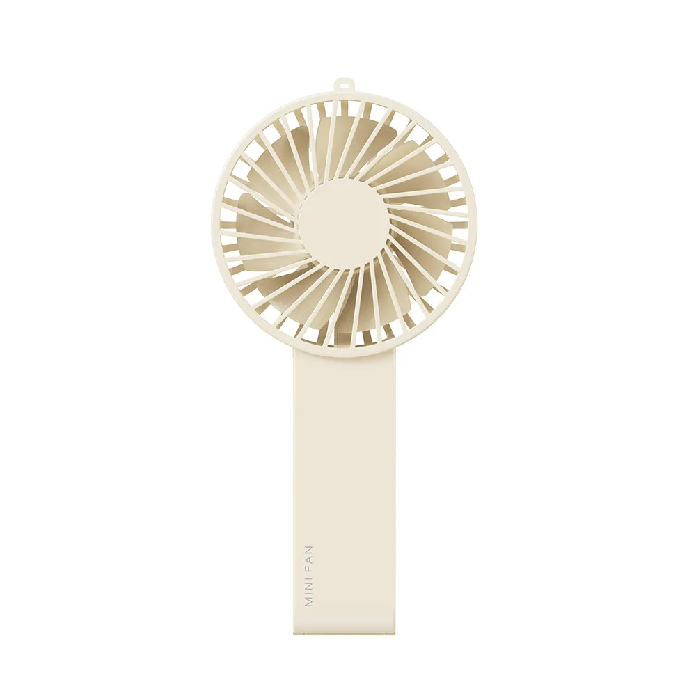 New Product Free Spare Parts Custom Portable Fan Logo Plastic Yellow Mini Fan Portable Usb Mini Drying Fan