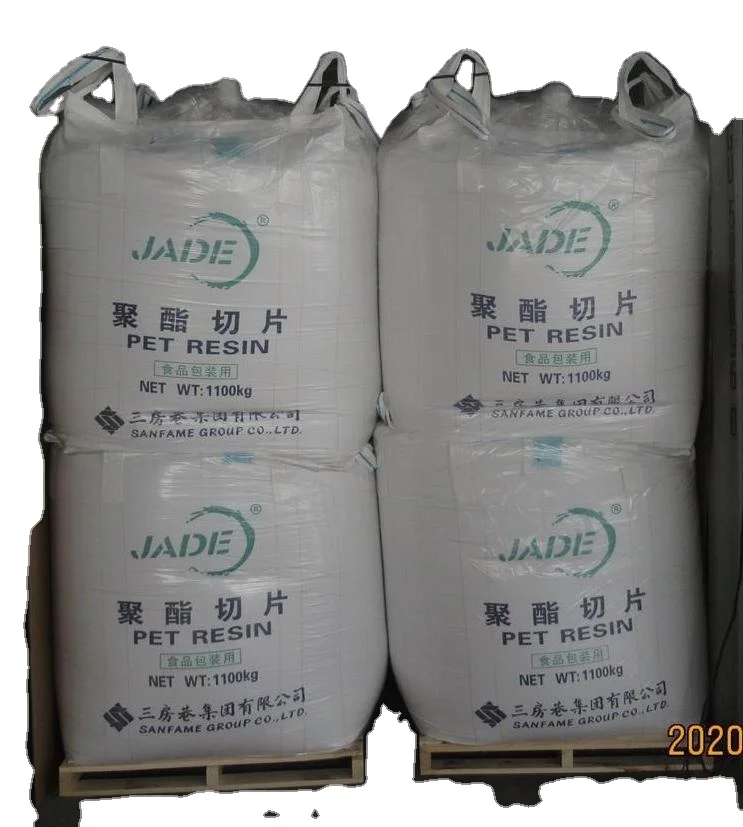 Wholesale Price Jade cz-318 328 302 Polyethylene Terephthalate Polyester Chips Food Bottle Grade Virgin PET Resin  iv 0.84 0.8