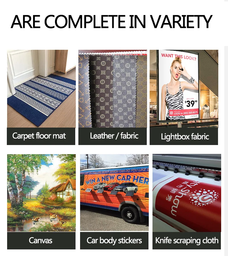 Yotta R5000 5m UV Roll To Roll UV Printer Large format self-adhesive VInyl roll carpet pattern printer