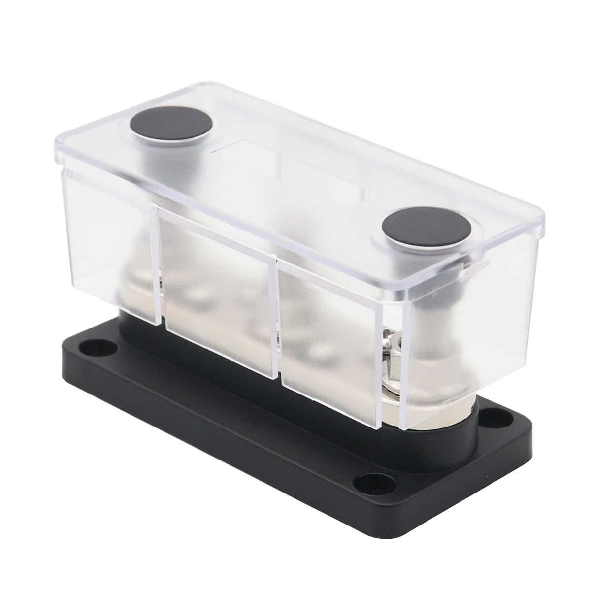 Heavy-Duty M8 300A Cable Lug Busbar Type Connector Made of Copper Steel ABS Stainless Steel