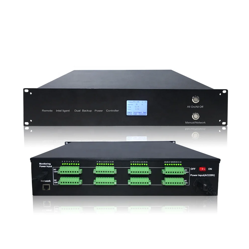 Power Supply Sequencer 32 CH Multiple Sockets Power Sequencer Controller Management Remotely by TCP/IP