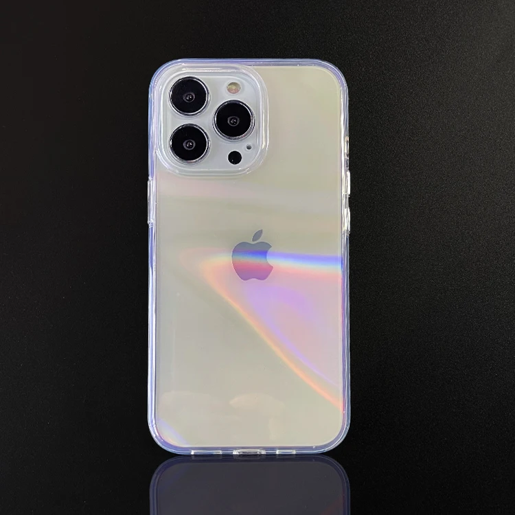 New Design IMD Vacuum plating Aurora Crystal Case for iPhone 13 Mini Colorful Shock proof Phone Case For iPhone 13 12 11 Pro Max