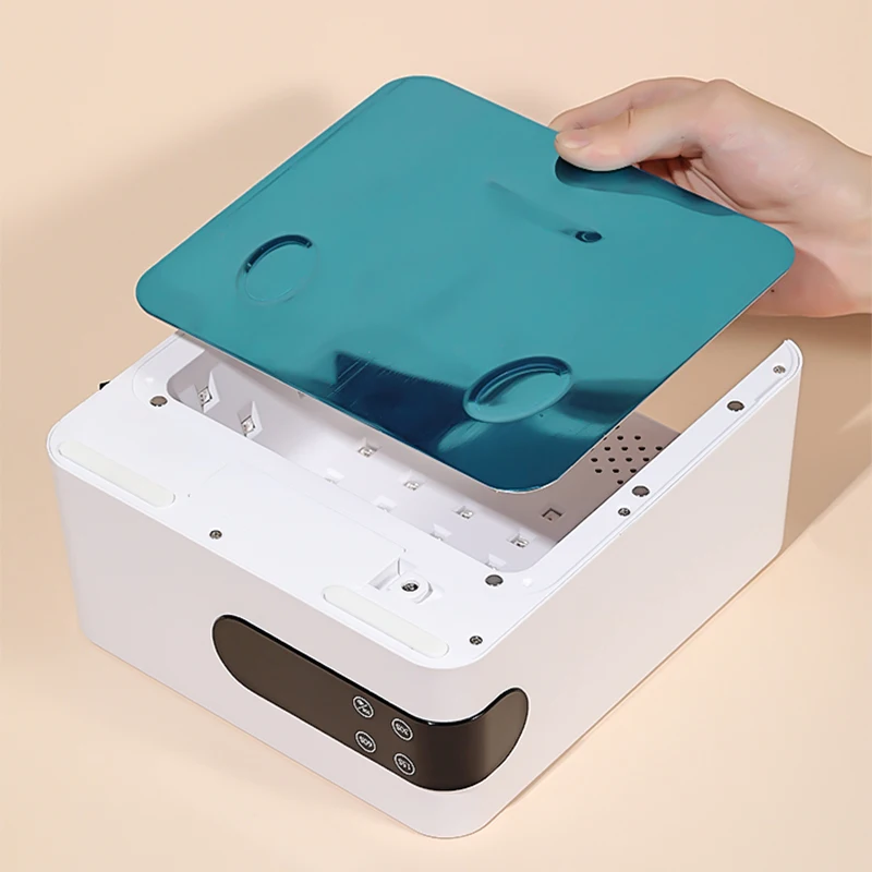 Besung 48W Professional Colored Diamond Black Led Light Cordless Curing Gel Machine Rechargeable UV Led Nails Lamp