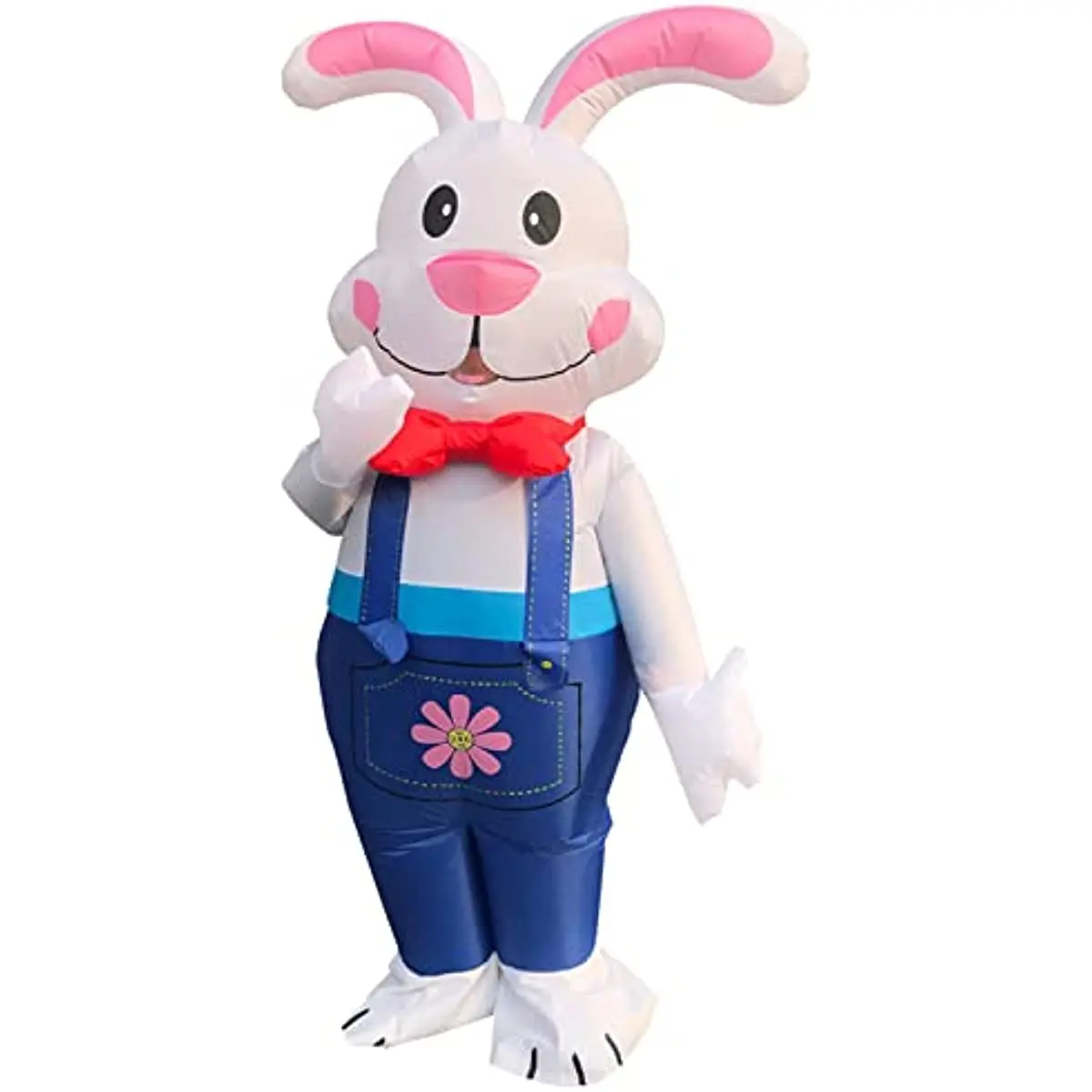 ecoparty Inflatable Easter Bunny Costume Adult Blow up Rabbit Fancy Dress