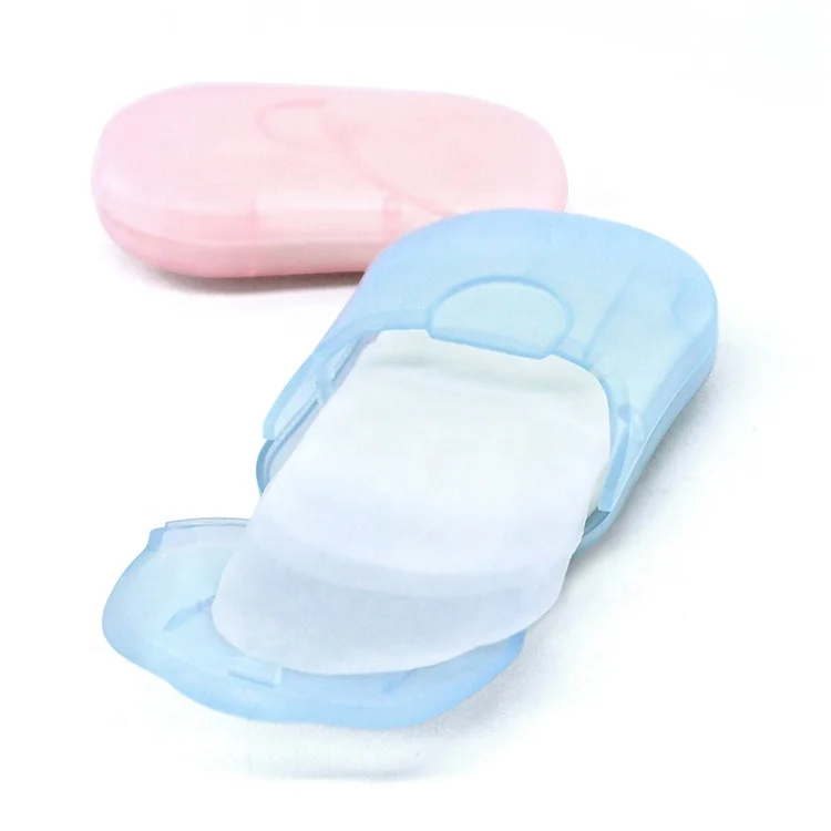 OEM/ODM натуральные органические дорожные портативные диспенсерные мини-листы ароматизированного бумажного мыла для рук