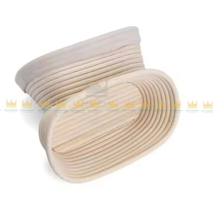 10 Inch Bread Banneton Proofing Basket wholesale handmade round fermentation dough bannetons Customized Rattan