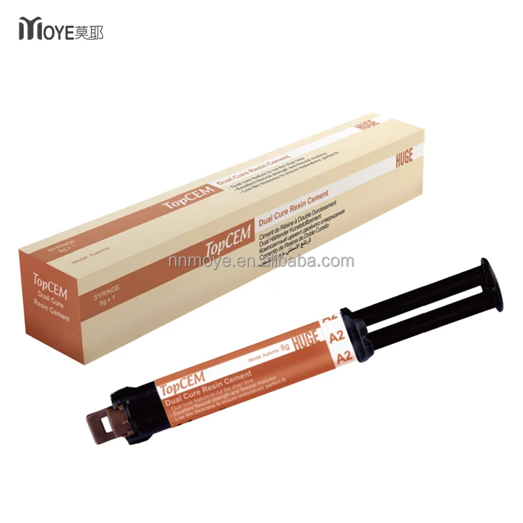 2022 Wholesale Newest Dental Teeth Filling Material Self Adhesive Dual Cure Resin Cement For Crowns