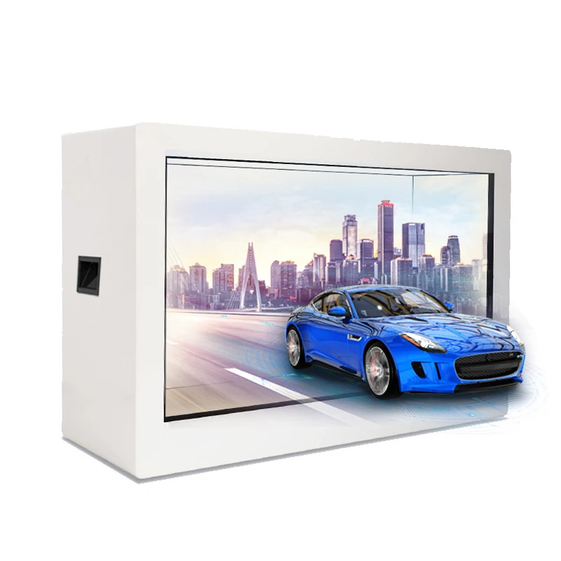 32/43/49/55/65/75/86 inch 3d Hologram Display Transparent Lcd Showcases Box Jewelry Museum Exhibition Video Holobox