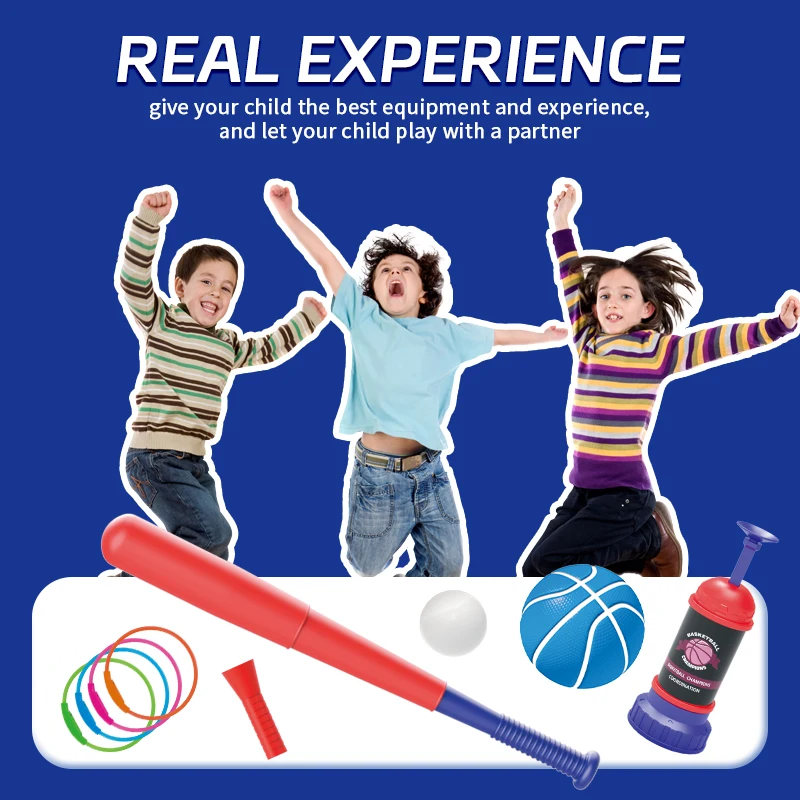 Huiye Toddler Basketball Hoop Adjustable Basketball Goal With 4 Balls Fun Indoor Outdoor Play Basketball Arcade Game Toy For Kid