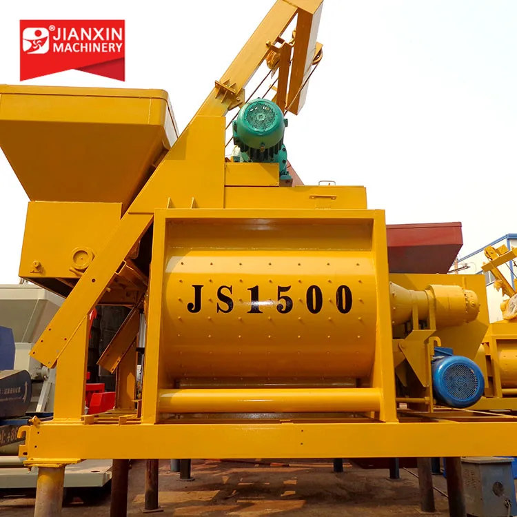 1.5M3 twin shaft concrete mixer  beton mixer
