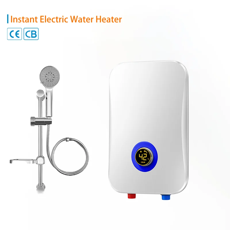 Energy-saving  Hot Selling Mini Bathroom Shower Tankless Water Heater Geyser Instant Electric Water Heater