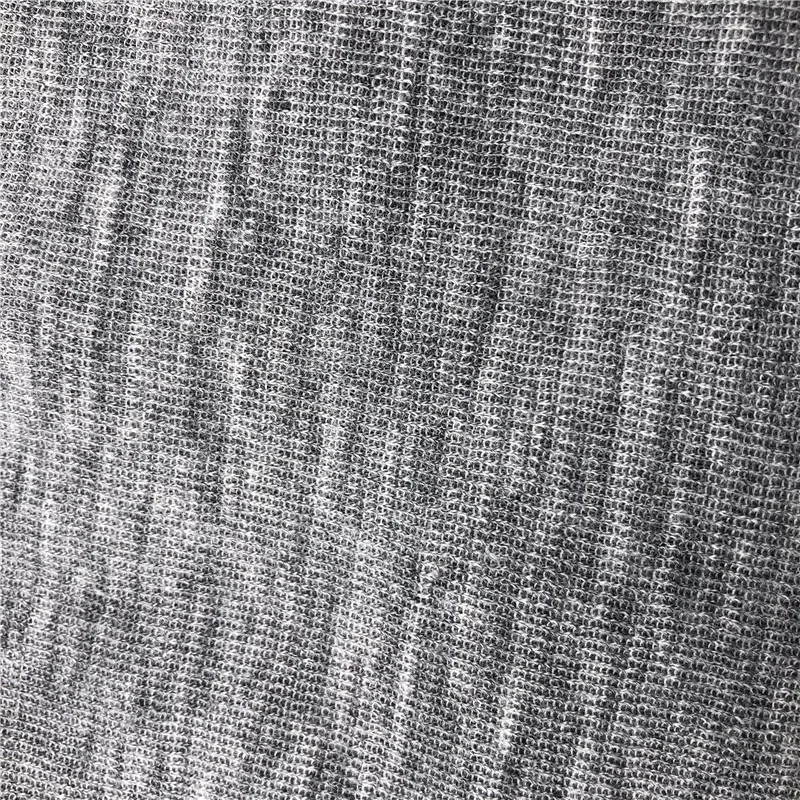  97%Combed Cotton 3%Elastic Twill French Terry Fabric Knitted Fleece Recycle