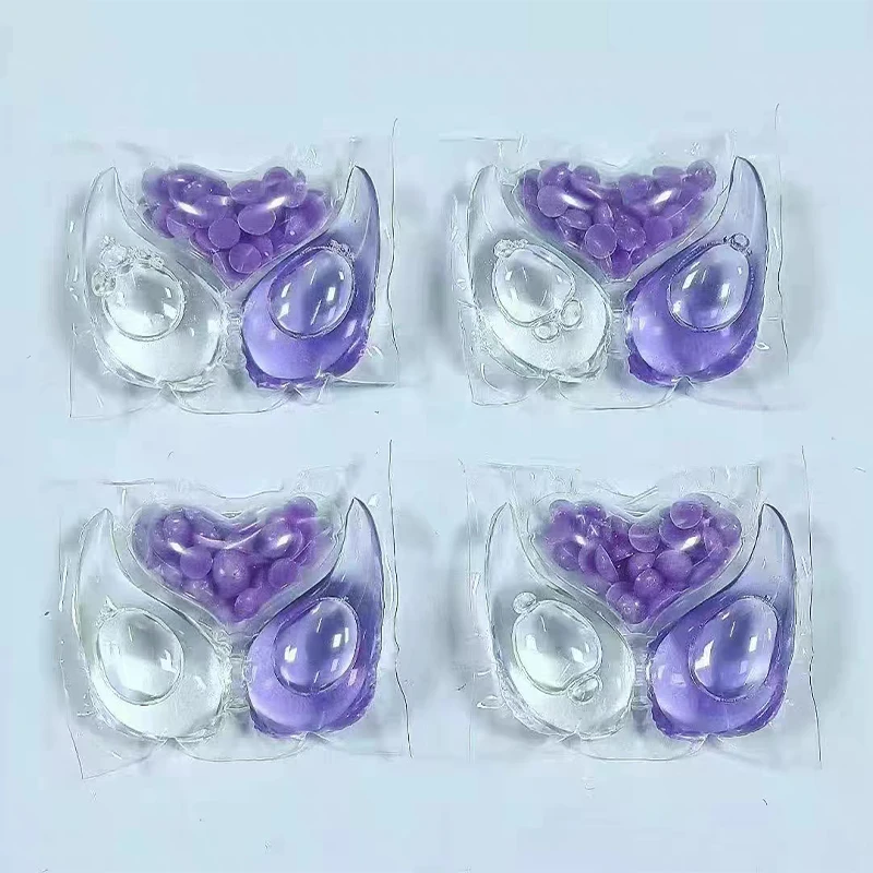 Lavender Scents Liquid Washing Laundry Detergent Capsules Pods