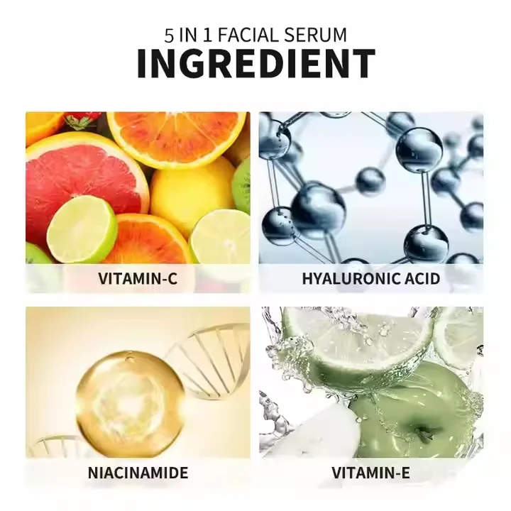 LIFITT Private Label Anti-Aging Vitamin C E Nicotinamide Serum with Hyaluronic Acid 5 1 Brightening Face Oil for Body Glowing