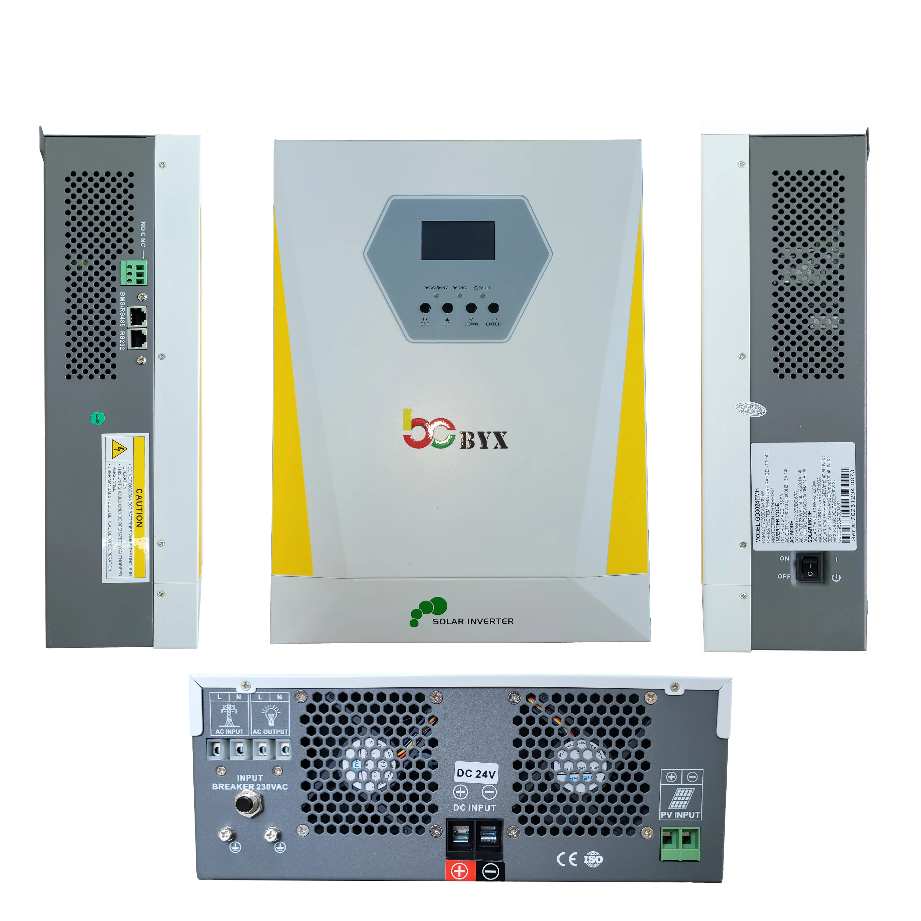 Инвертор Dc 12V в Ac 220V 3kva 4 2 кВт 5 кВА 6 8 11 солнечный гибридный инвертор mppt