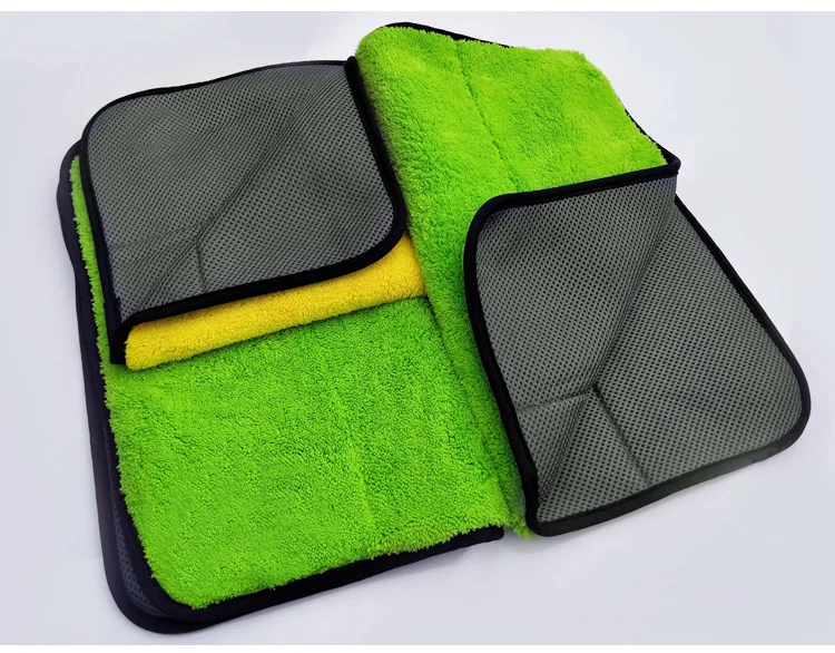 OEM Water Absorbent Double Sided Wash Towel 800GSM Microfiber Cleaning Cloth Coral Fleece Cloth Towel
