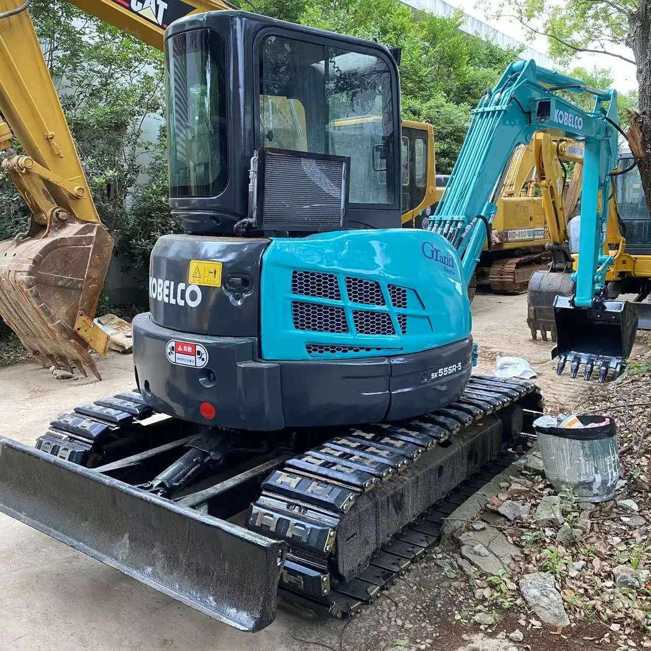 Used mini excavator used kobelco SK55  mini excavator machine 5 Ton hydraulic crawler Second-hand excavator kobelco