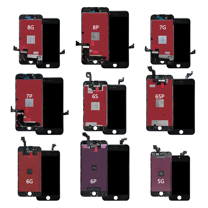 OEM mobile phone lcds Original phone lcd touch screen for iphone 5 6 7 8 plus x xr xs max 11 display