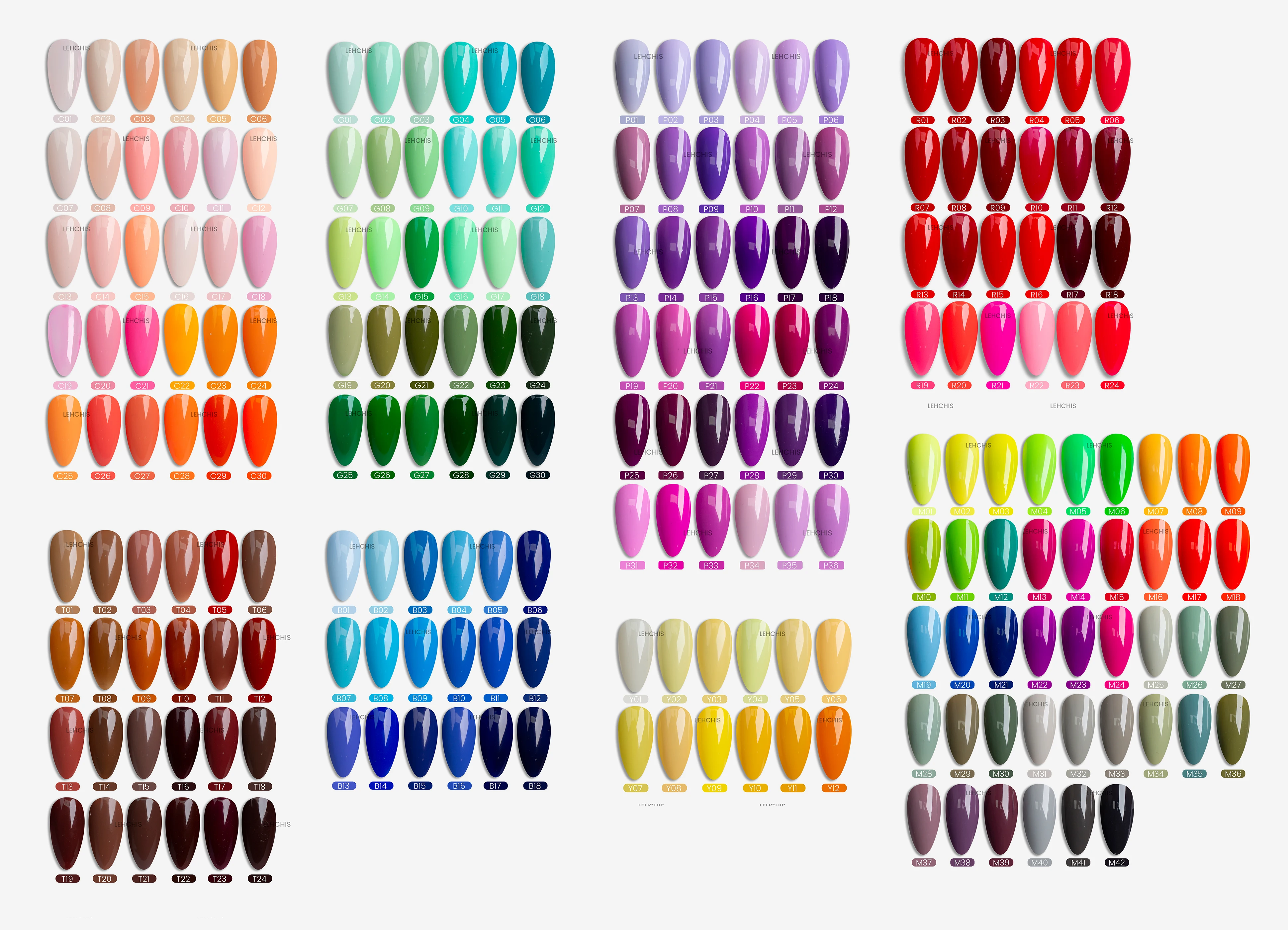 Lehchis 15ml Nail Art Gel Polish For Nails French Tip Manicure Gel Varnish Enamel Lacquer Color OEM Logo UV LED Nail Gel Polish