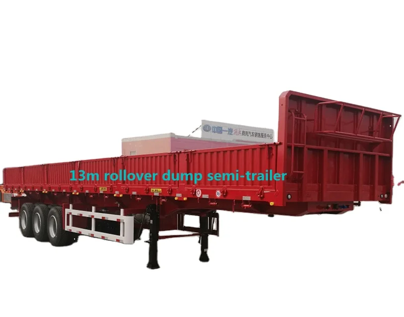 Горячая продажа 40 тонный самосвал прицеп с предотвращением скатывания, самосвал с опрокидывающимися песка, камня, горных пород с транспортировки угля 3-х осевой 13 м самосвала полуприцеп